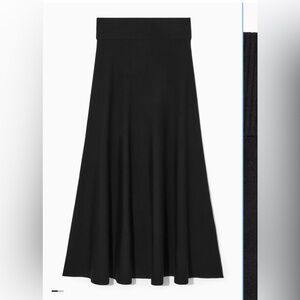 COS knitted midi skirt